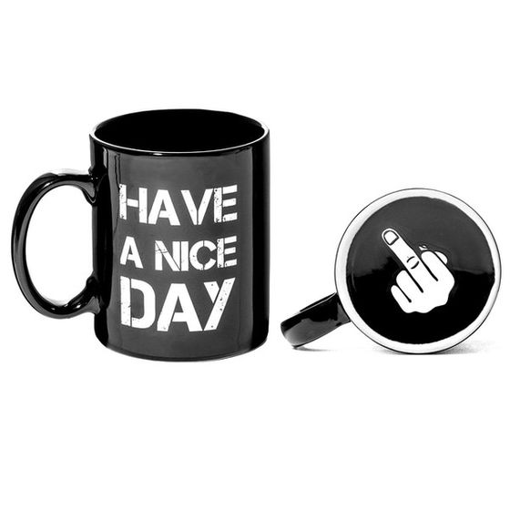 Чаша Have a nice day - черен