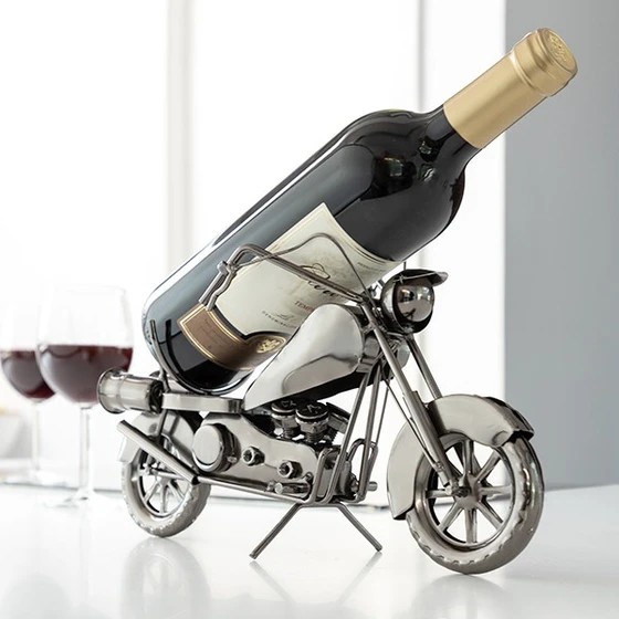 Метална стойка за бутилка вино мотор