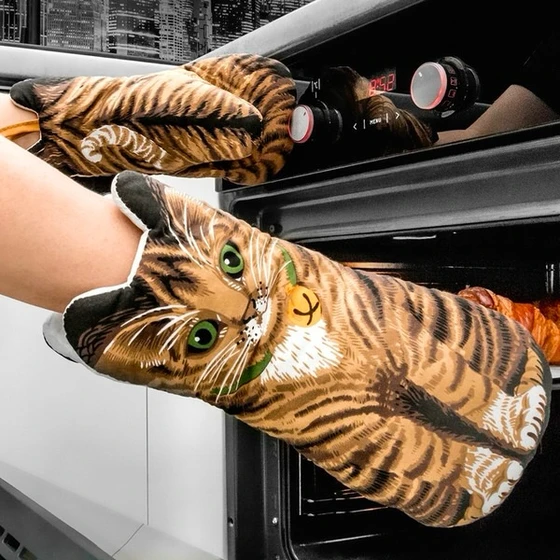 Кухненски ръкавици - котки