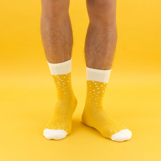 Бирени чорапи - жълти