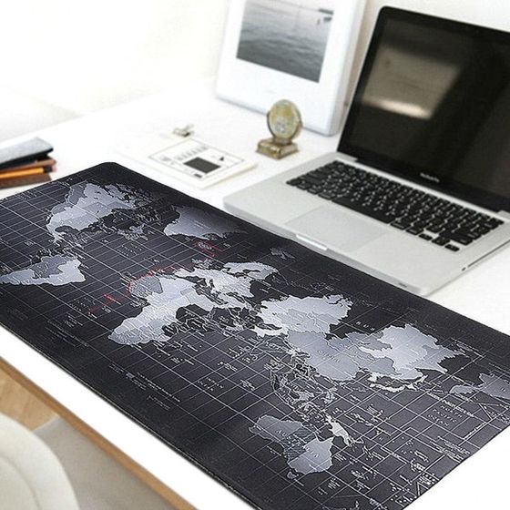 Подложка за мишка и клавиатурата, карта на света