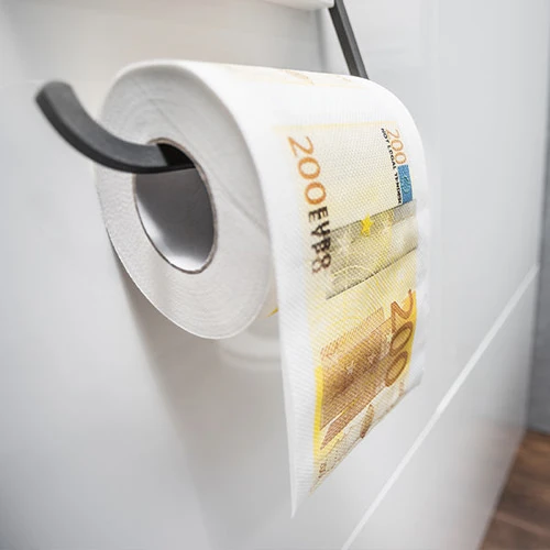 Тоалетна хартия 200 евро