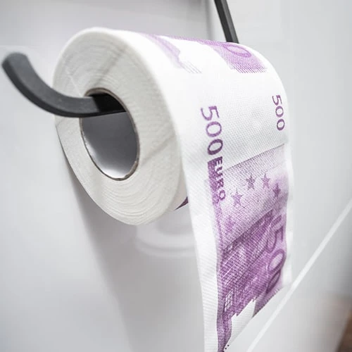 Тоалетна хартия 500 евро